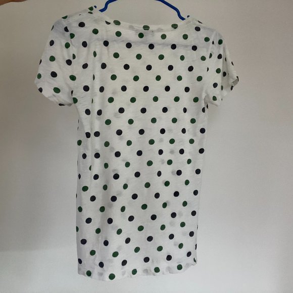 J.Crew multi polka-dot T-shirt - Picture 2 of 4